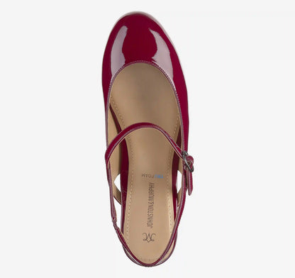 Sienna Mary Jane Slingback - Red Patent Leather