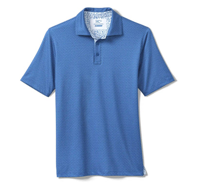 Game Day XC4® Goal Post Print Polo - Royal