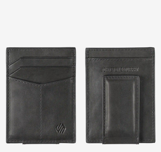 Rhodes Front Pocket Wallet - Black Full Grain