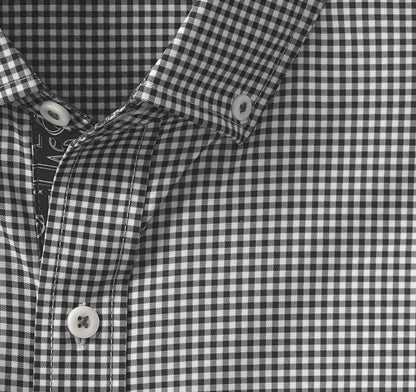 Game Day XC+™ Long-Sleeve Gingham Shirt - Black