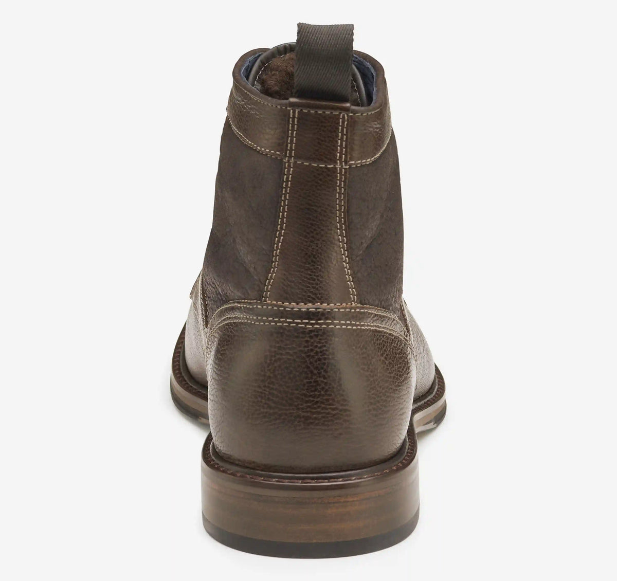 XC Flex® Raleigh Cap Toe Shearling Boot - Mahogany Full Grain/Shearling