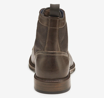 XC Flex® Raleigh Cap Toe Shearling Boot - Mahogany Full Grain/Shearling