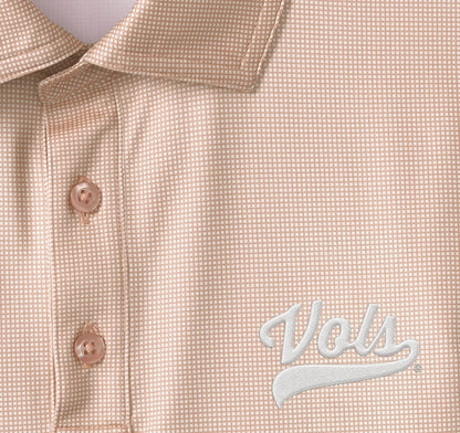 Collegiate XC+™ Gingham Polo - University of Tennessee - Orange Shirt