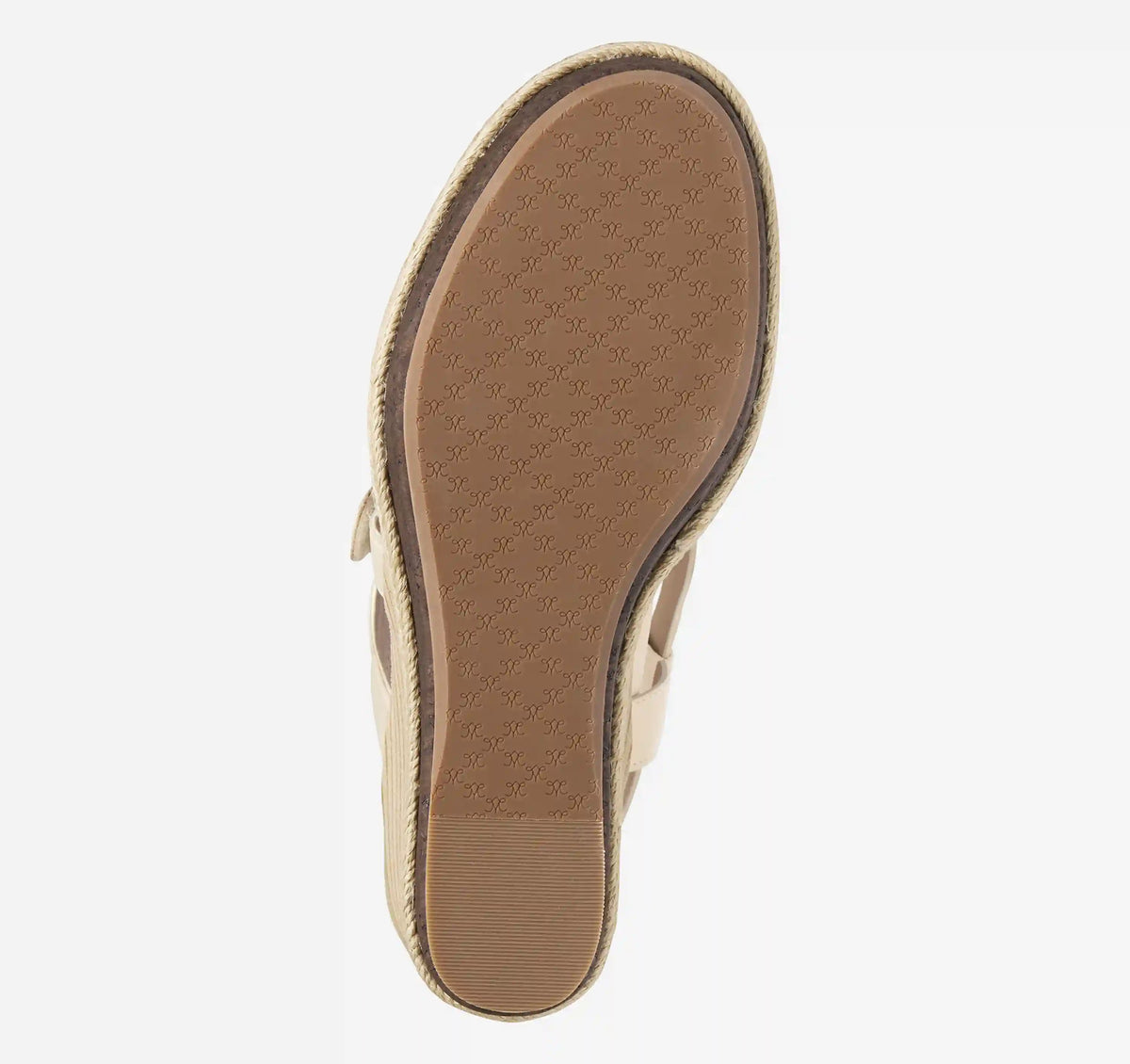 Addison Asymmetrical Wedge - Bone Nappa Leather