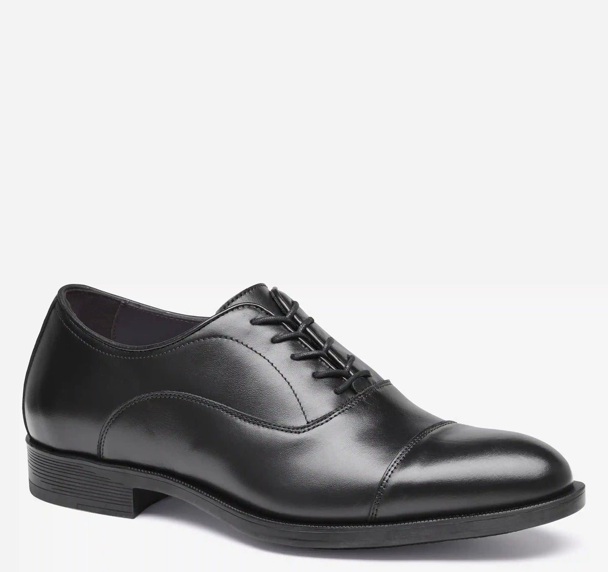 Redford Cap Toe - Black Full-Grain Leather