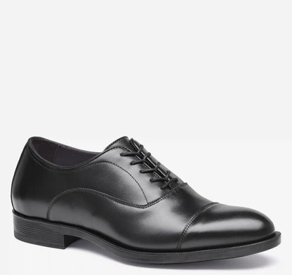 Redford Cap Toe - Black Full-Grain Leather