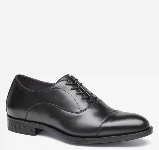 Redford Cap Toe - Black Full-Grain Leather
