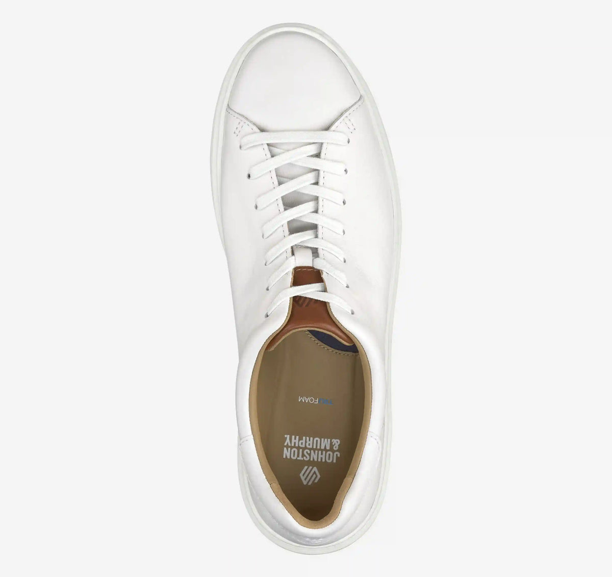 Anders Lace-To-Toe - White Full Grain