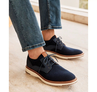 Upton Knit Plain Toe - Navy Knit