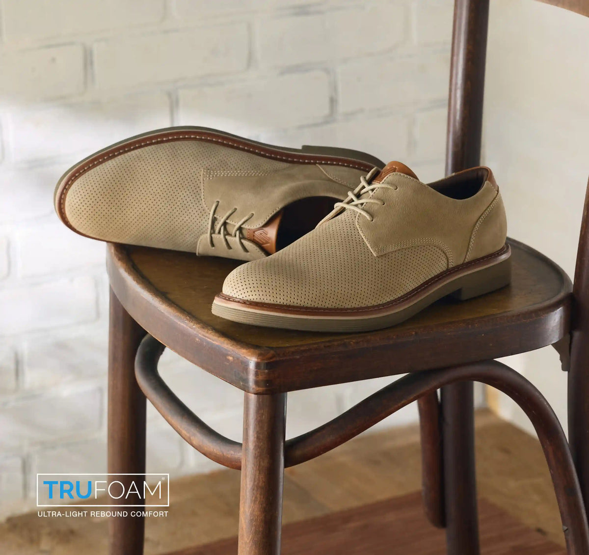 Tyson Perfed Plain Toe - Taupe Nubuck