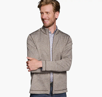 XC4® Reversible Full Zip - Light Blue/Tan
