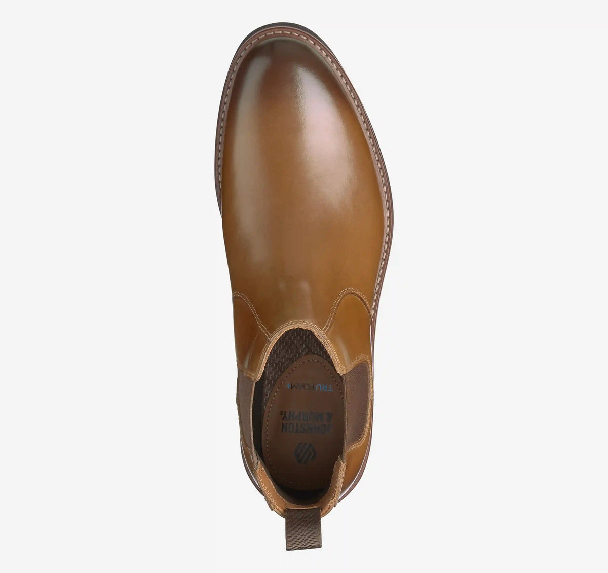 Tyson Dress Chelsea Boot - Tan Hand-Finished Full-Grain Leather