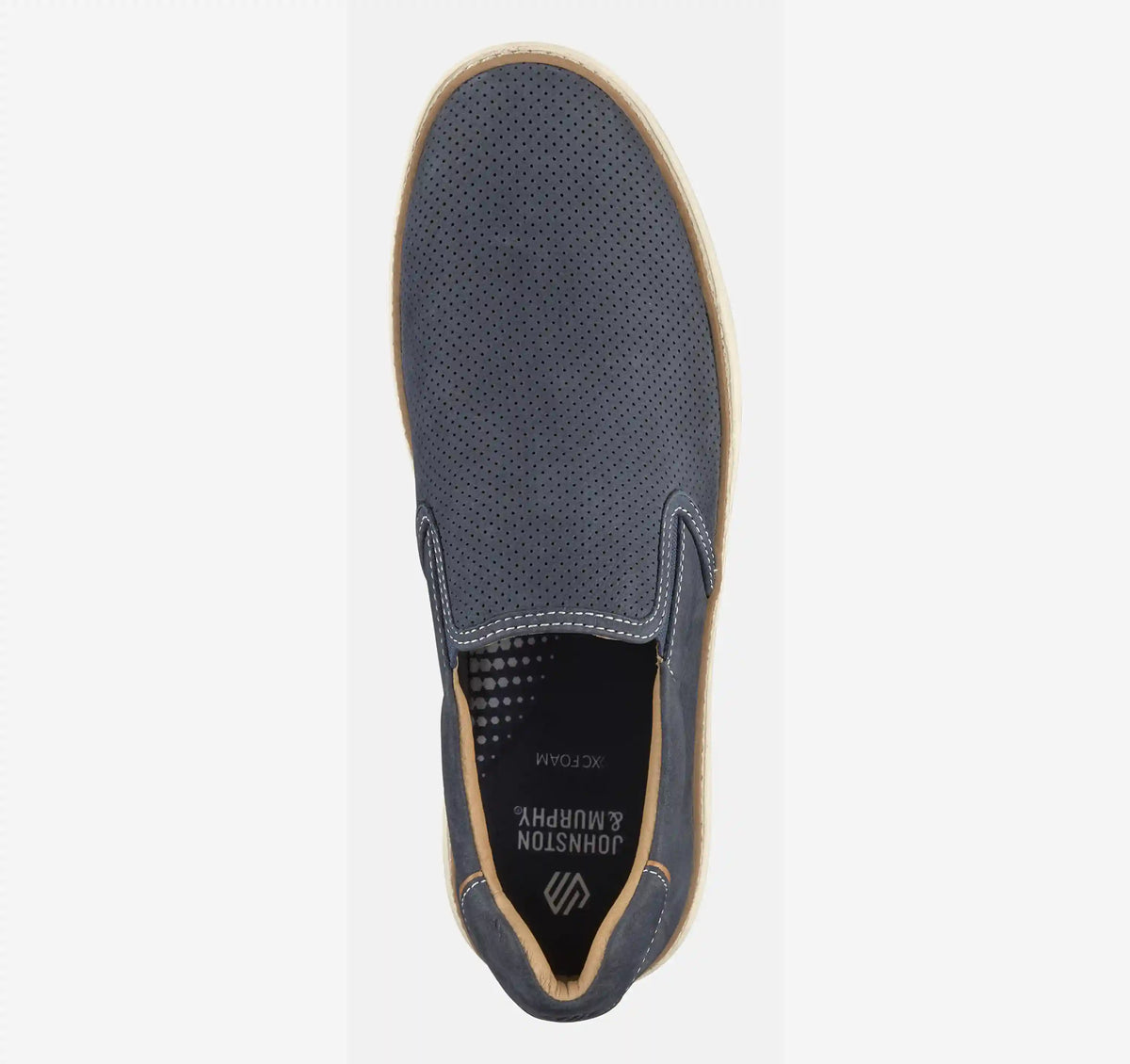 McGuffey 2 Perfed Slip-On - Navy Nubuck