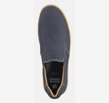 McGuffey 2 Perfed Slip-On - Navy Nubuck