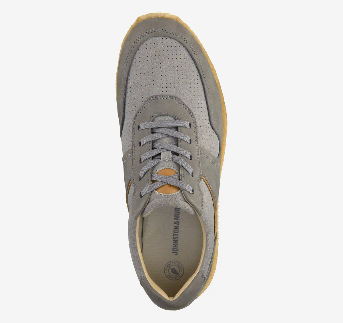 Silas Jogger - Gray Nubuck/Suede