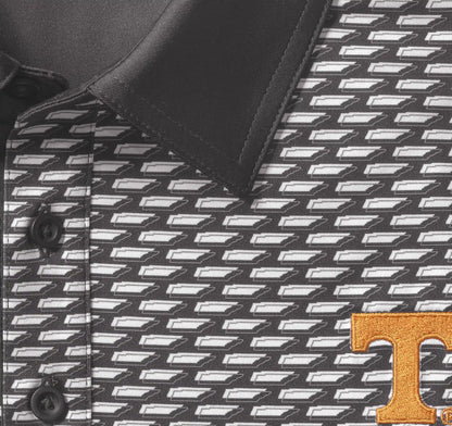Collegiate XC+™ State Print Polo - University of Tennessee - Black