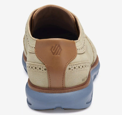Larkin Wingtip - Beige Nubuck