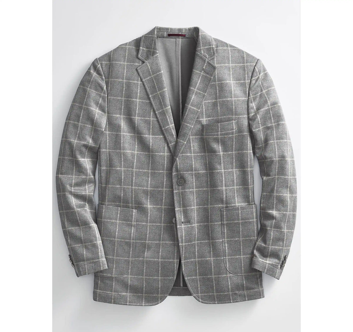 XC Flex® Pinnacle Knit Blazer - Gray Plaid