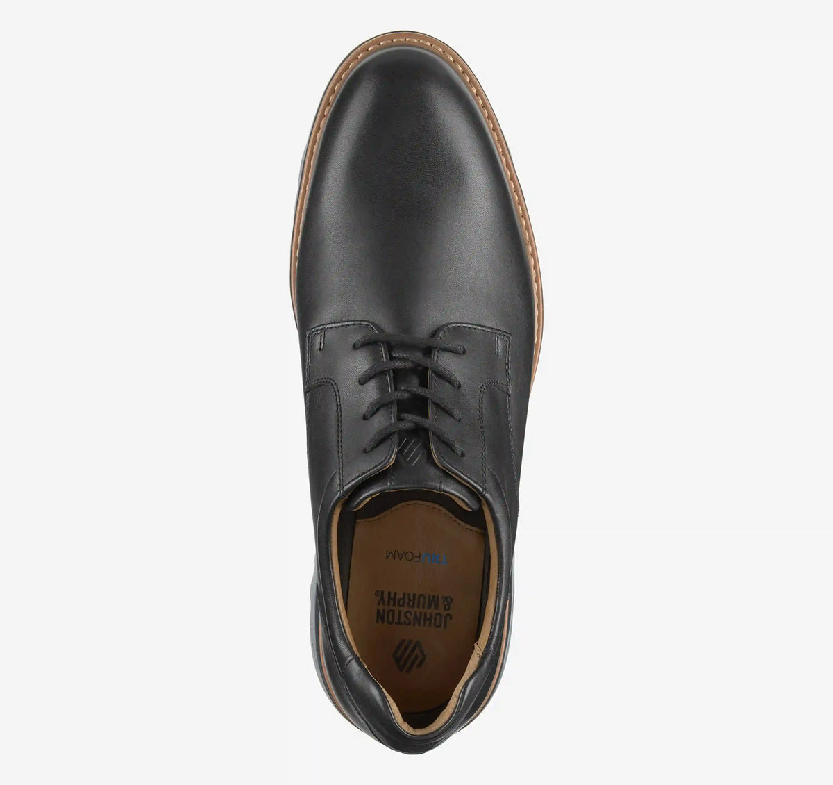 Braxton Plain Toe - Black Full Grain Leather