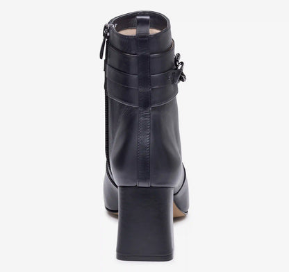 Whitney Chain Bootie - Black Nappa Leather