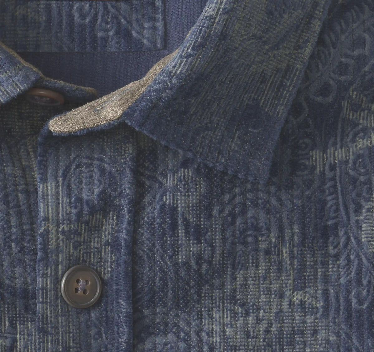 Cutler Corduroy Shirt - Navy Paisley