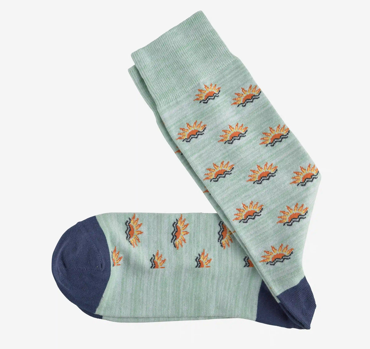 Space Dyed Socks - Green Sunset