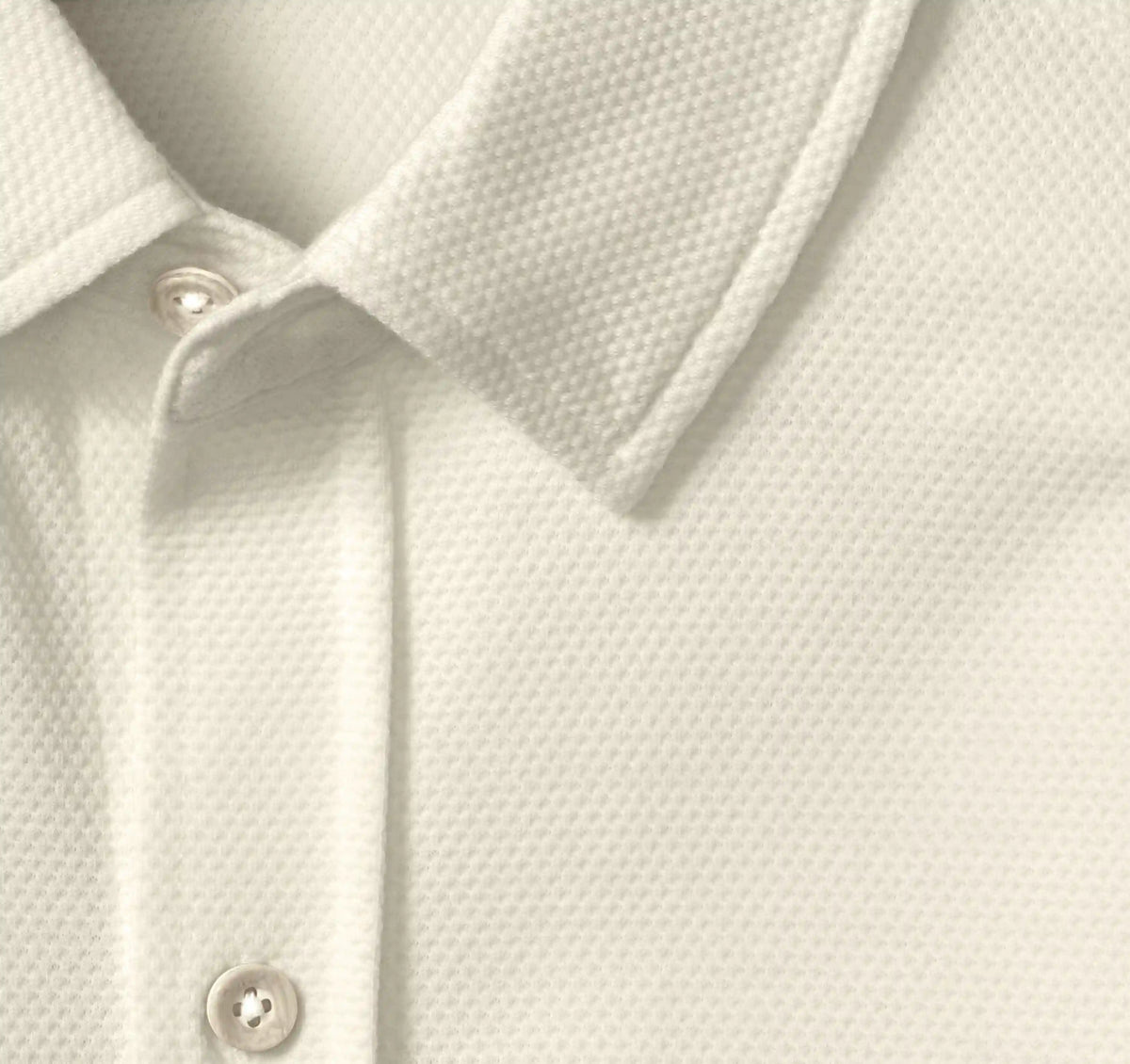 Bennett Short-Sleeve Shirt - White Honeycomb
