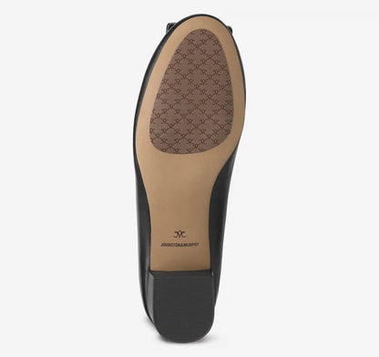Sienna Ornamental Pump - Black Nappa Leather