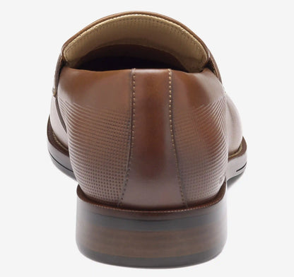 XC+™ Copley Penny Loafer - Cognac Waterproof Full Grain Leather