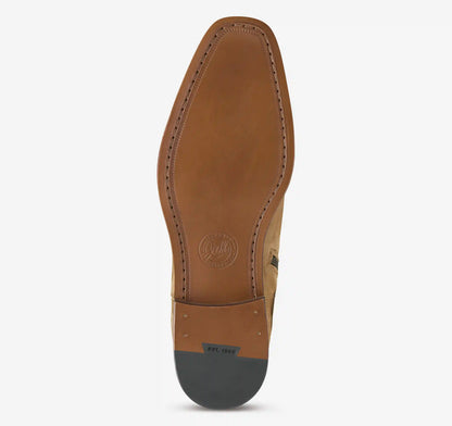 Arrister Western Boot - Tan Italian Suede