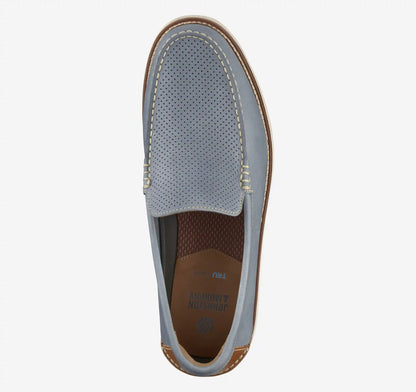 Upton Perfed Venetian Loafer - Denim Nubuck