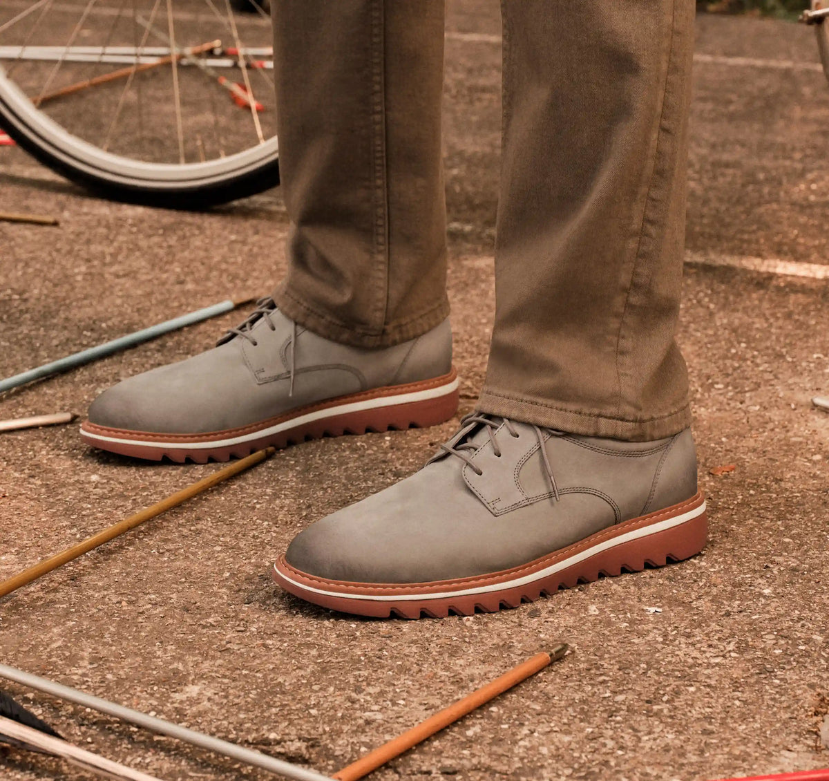Braydon Plain Toe - Gray Oiled Nubuck