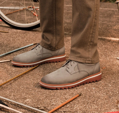 Braydon Plain Toe - Gray Oiled Nubuck