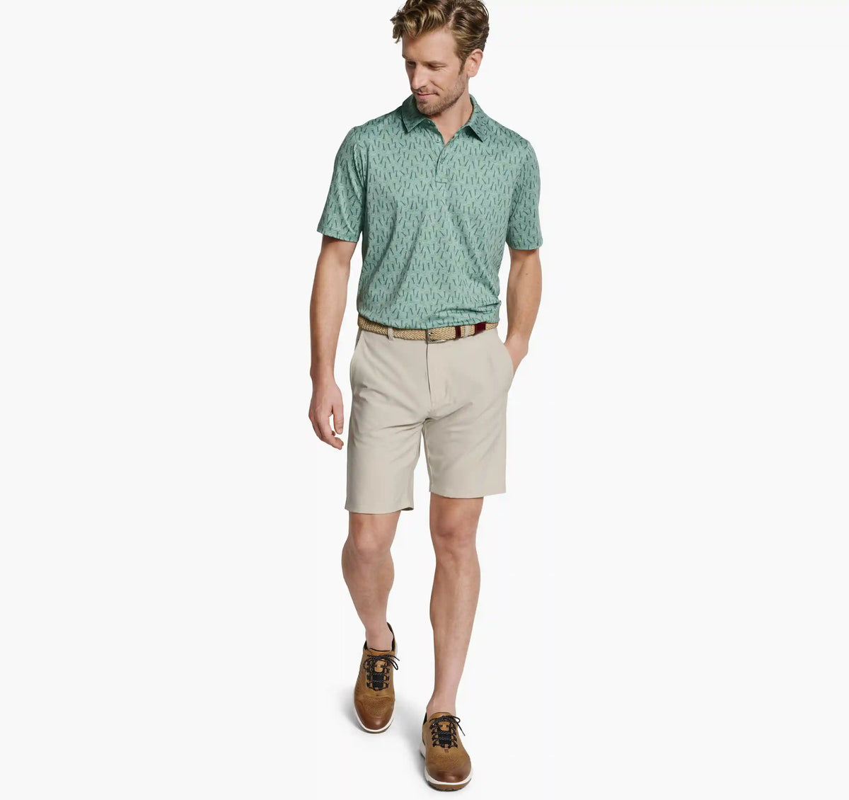 XC4® Performance Polo - Green Tonal Guitar