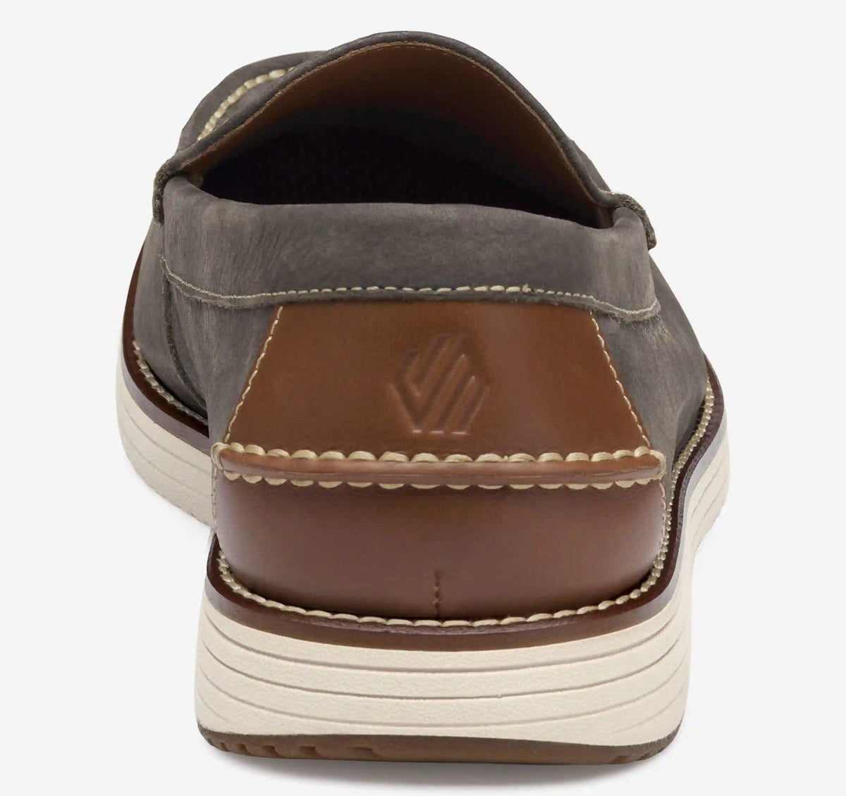 Upton Perfed Venetian Loafer - Charcoal Nubuck