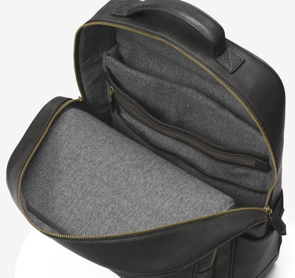 Rhodes Backpack - Black Full Grain