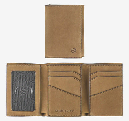 Jackson Trifold Wallet - Tan Oiled