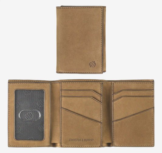 Jackson Trifold Wallet - Tan Oiled
