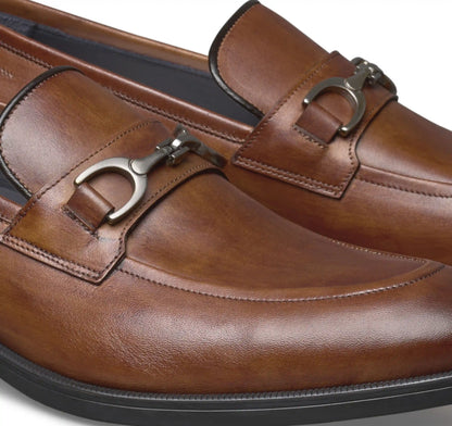 Flynch Bit Loafer - Tan Italian Calfskin