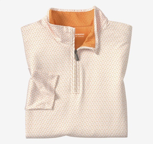 Game Day XC+™ Goal Post Print Quarter-Zip - Orange