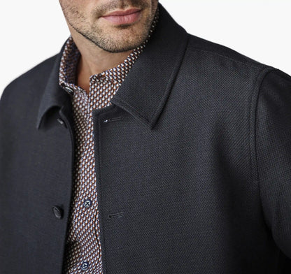 Bardwell Blazer Jacket - Navy Pattern