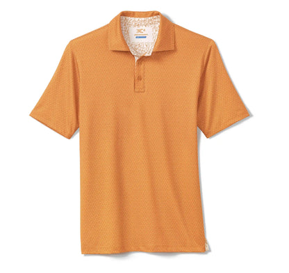 Game Day XC4® Goal Post Print Polo - Orange