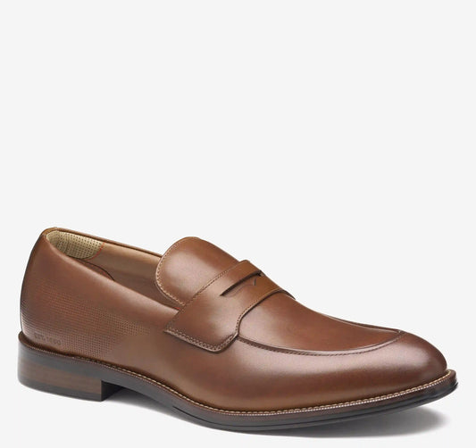 XC+™ Copley Penny Loafer - Cognac Waterproof Full Grain Leather