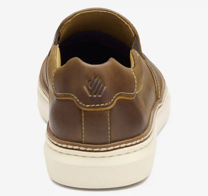 McGuffey 2 Perfed Slip-On - Brown Oiled Full-Grain Leather
