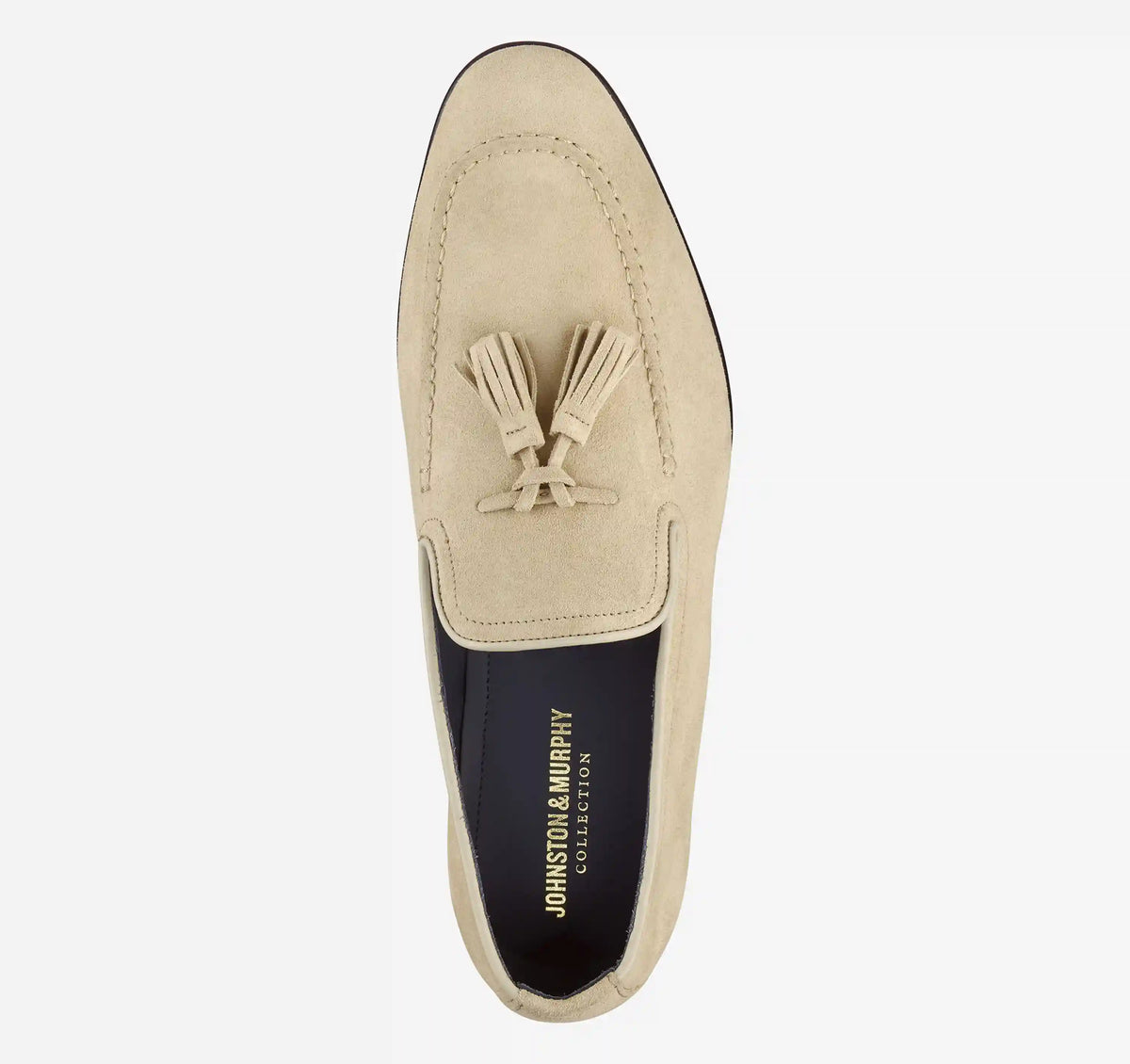 Taylor Tassel Loafer - Beige Italian Suede