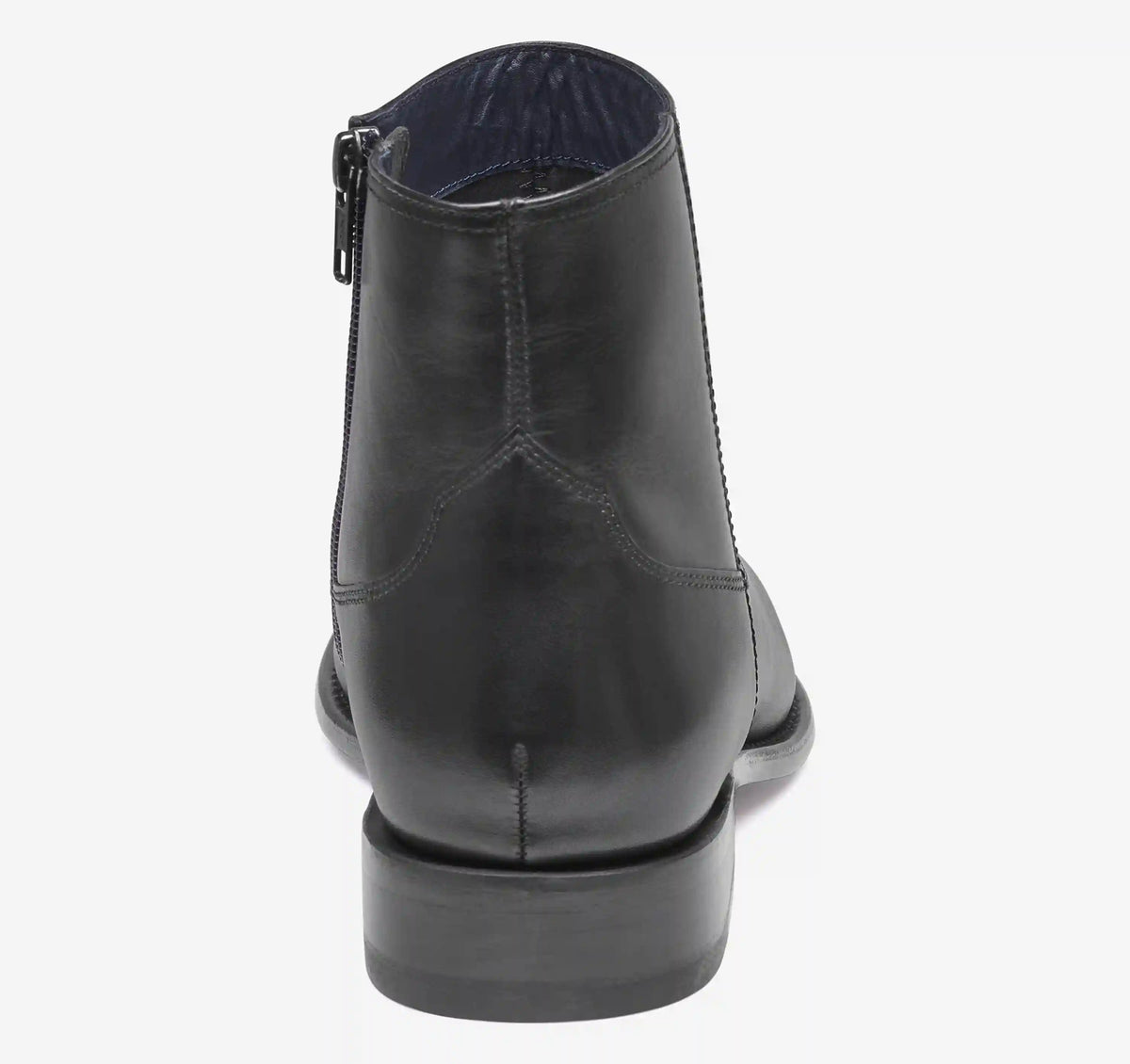 Ashton Inside-Zip Boot - Black Hand-Finished Full-Grain Leather
