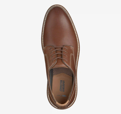 Upton Plain Toe - Tan Full Grain/Blue Sole