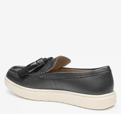 Camryn Tassel Loafer - Black Nappa Leather