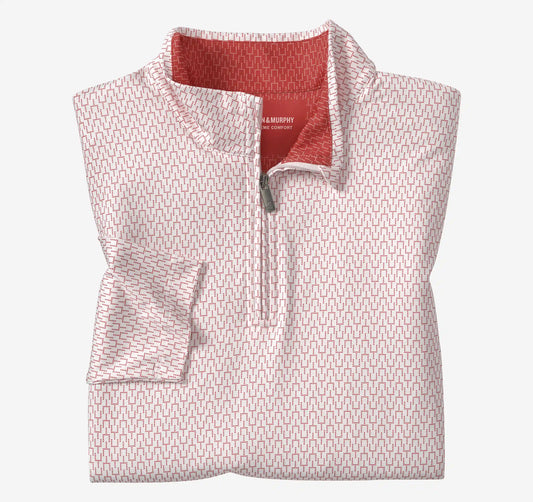 Game Day XC+™ Goal Post Print Quarter-Zip - Red