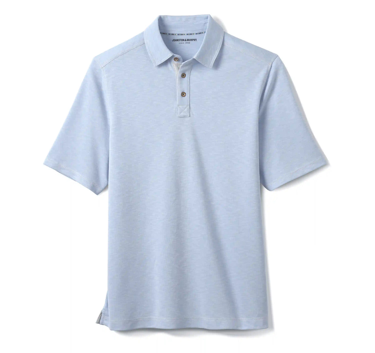 Vintage Slub Polo - Sky Blue